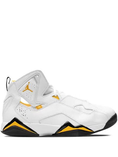 Jordan Air  True Flight "white/yellow Ochre" Sneakers In White/yellow Ochre/black