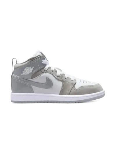 Jordan Kids' Air  "white Medium Grey" Sneakers In Multi