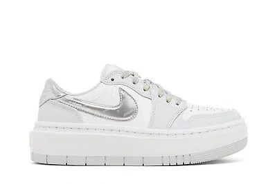 Pre-owned Jordan Air  Wmns Air  1 Elevate Low Se 'tear Away - White' Dx6069-101 In White/metallic Silver/white