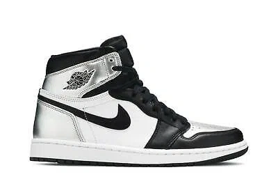 Pre-owned Jordan Air  Wmns Air  1 Retro High Og 'silver Toe' Cd0461-001