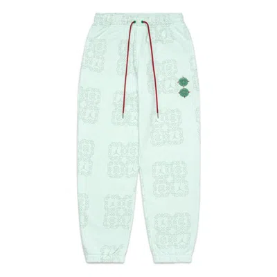 Jordan Air  X Clot Jade Fleece Sweatpants 'barely Green' In Blue