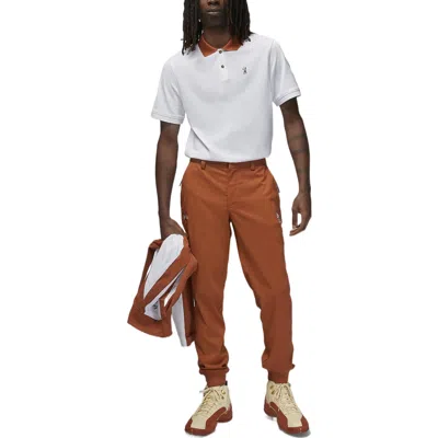 Jordan Air  X Eastside Golf Polo Shirt 'white Burnt Sunrise Midnight Navy'