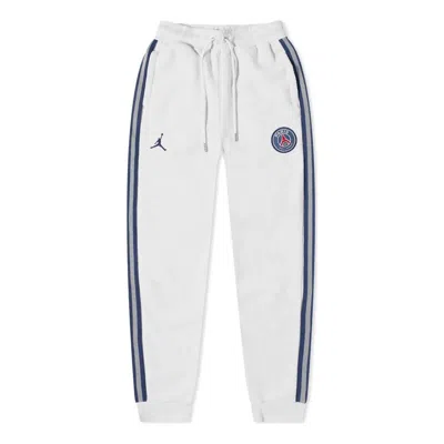 Jordan Air  X Psg Crossover Paris Saint-germain Stripe Sports Pants 'white Black'