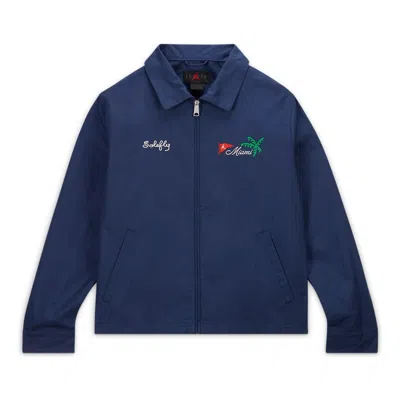 Jordan Air  X Solefly Coaches Jacket 'blue'