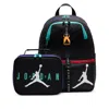 Jordan Air  Lunch Backpack Big Kids' Backpack (18l) And Lunch Bag (3l) In Black