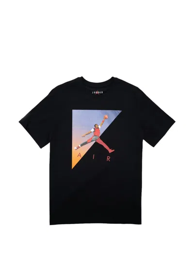 Jordan Air Photo T-shirt In Black