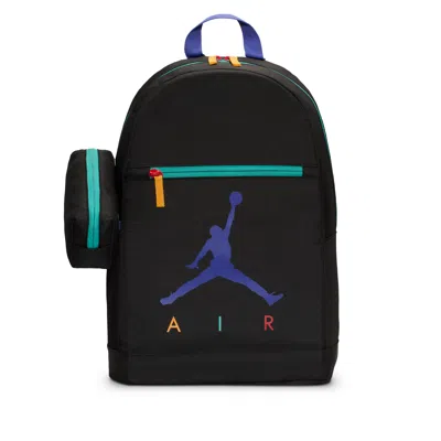 Jordan Air School Big Kids' Backpack (17l) In Black