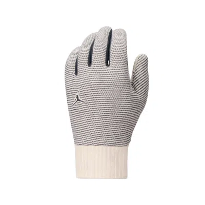 Jordan Airy Knit Gloves In Brown
