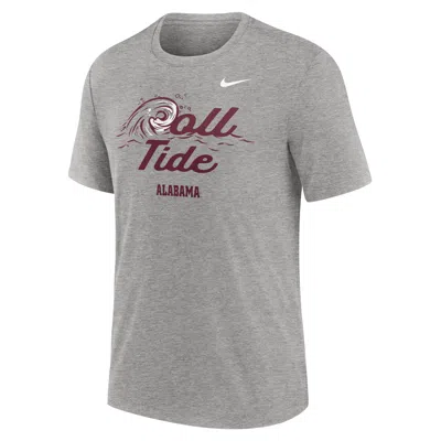 Jordan Alabama Crimson Tide Local Campus Time Honored Tradition  Men's College T-shirt In Grey