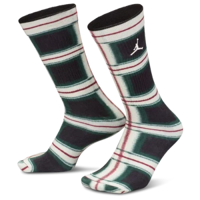 Jordan All Out Print Crew Socks 1 Pack In Neutral