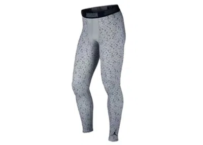 Pre-owned Jordan All Season Compression Cement Tights In Grey