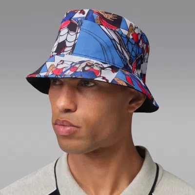 Jordan Apex Reversible Bucket Hat In Blue