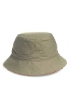 Jordan Apex Winter Fleece Lined Reversible Bucket Hat In Medium Olive/archaeo Brown