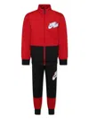 Jordan Appliqué Tracksuit Set In Red
