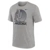 Jordan Arizona Wildcats Local Campus Time Honored Tradition  Men's College T-shirt In Grey