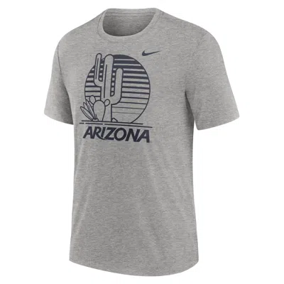 Jordan Arizona Wildcats Local Campus Time Honored Tradition  Men's College T-shirt In Grey