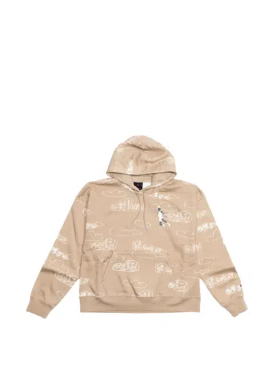 Jordan Artist Series Parker Duncan Printed Hoodie In Neutral