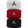 Jordan Assorted 3-pack Terry Hair Ties In Multi