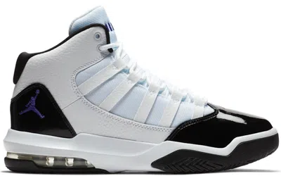 Pre-owned Jordan Aura Concord Sneakers In White/dark Concord/black