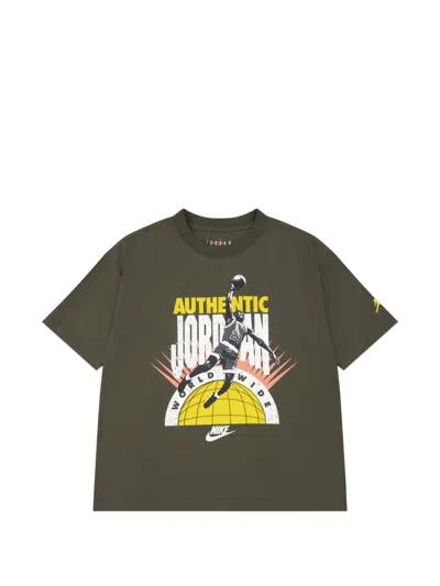 Jordan Kids' Authentic T-shirt In Brown