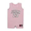 Jordan Baby (0-) Jumpman 23 Jersey Romper In Pink