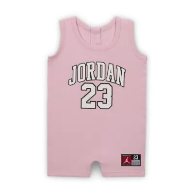 Jordan Baby (0-) Jumpman 23 Jersey Romper In Pink