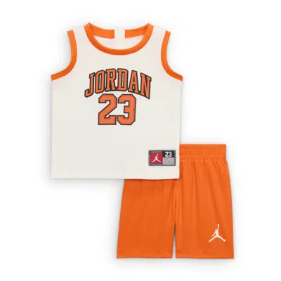 Jordan Baby (0-9m) 23 Jersey 2-piece Set In Orange