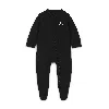 Jordan Baby Boy And Girl Jump Man Footed Coverall In Black
