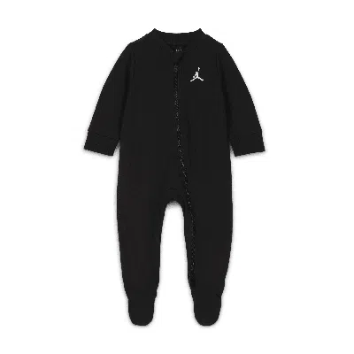 Jordan Baby (0-) Jumpman Footed Coverall In Black
