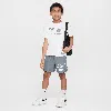 Jordan Dri-fit Little Kids' 2-piece Multi Woven Shorts Set In Grey