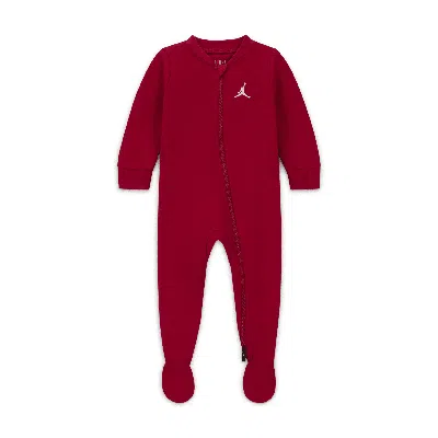 Jordan Baby (0-9m) Jumpman Footed Coverall In Red