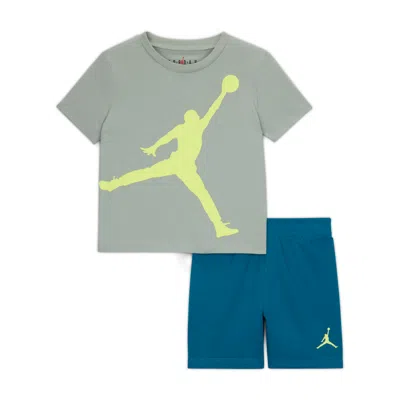 Jordan Baby (12-) Jumpman 2-piece Shorts Set In Gray