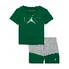 Jordan Baby 2-piece Stacked Mixed Set In Grey