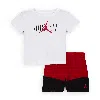 Jordan Baby 2-piece Stacked Mixed Set In Red
