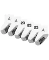 Jordan Baby And Toddler Boys Core Jumpman Ankle Socks, Pack Of 6 In White