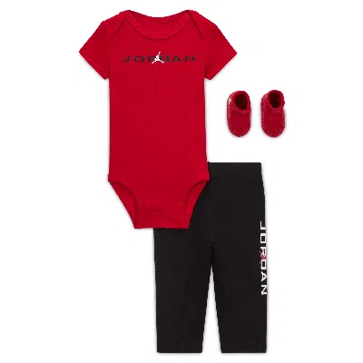 Jordan Baby Baseline 3-piece Set In Red