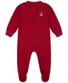 Jordan Baby (0-9m) Jumpman Footed Coverall In Gym Red