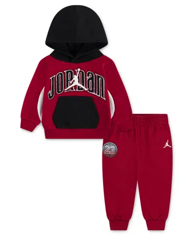 Jordan Baby Boys 2-piece Gametime Fleece Hoodie And Joggers Set In Multi
