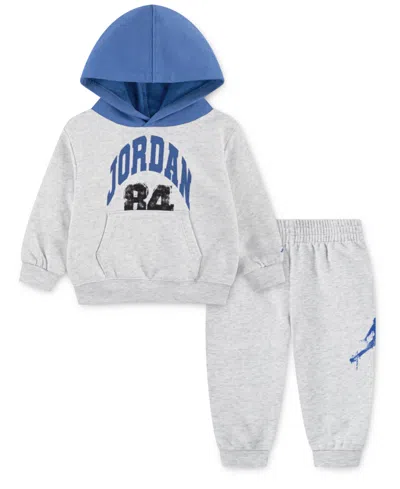 JORDAN BABY BOYS 2-PIECE JUMPMAN FLEECE HOODIE AND PANTS SET