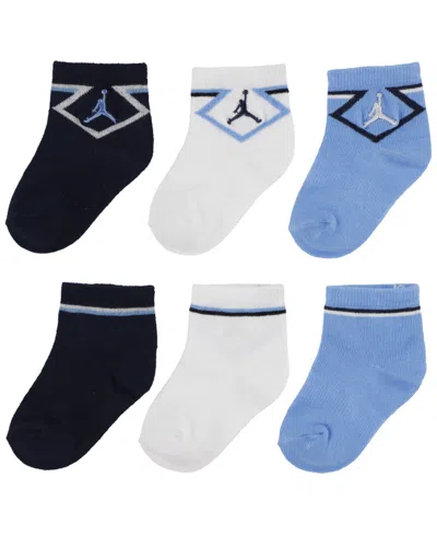 Jordan Baby Boys' Diamond Ankle Socks, 3-pack Set In Multi