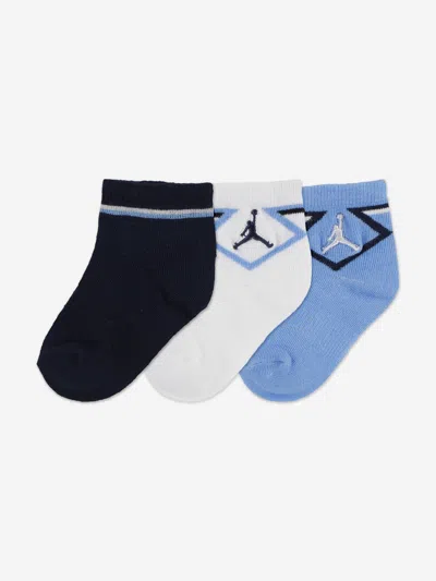 Jordan Baby Boys Todd 3 Pack Ankle Socks Set In Multi