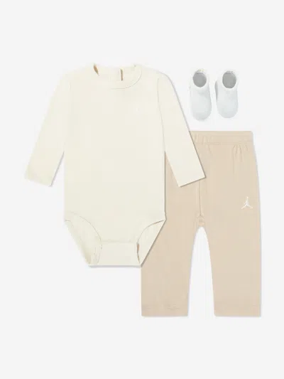 Jordan Kids'  Baby Essential Bodysuit Set In Neutral