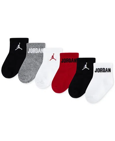 Jordan Baby Everyday Socks, 6 Pack In Black