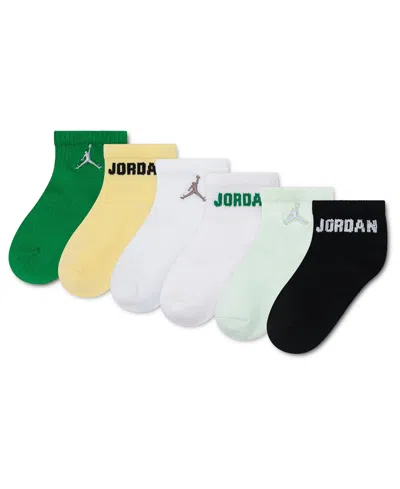 Jordan Baby Everyday Socks, 6 Pack In Green