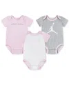 Jordan Baby Girl Or Boy Mj Brooklyn Essentials Bodysuits, 3 Pack