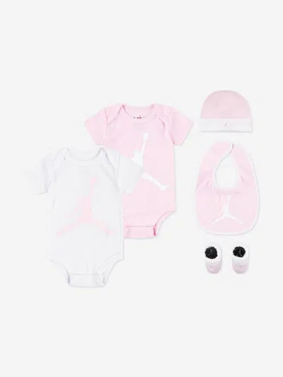 Jordan Kids'  Baby Girls 5 Piece Bodysuit Set