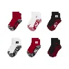 Jordan Baby Infant Socks (6 Pairs) In Red
