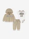 Jordan Baby Mj 23 Tracksuit Set In Neutral