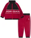 Jordan Baby Windbreaker Jacket & Pants, 2 Piece Set In Gym Red