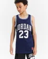 Jordan Kids' Big Boys 23 Jersey Sleeveless Tank Top In U90midnigh